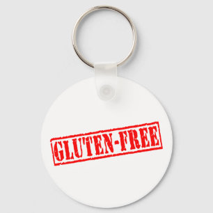 Gluten free stamp key ring