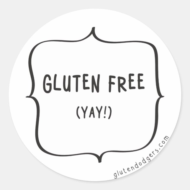 Gluten Free Stickers (Front)