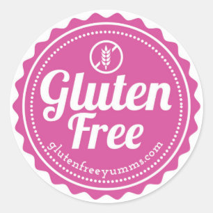 Gluten-Free Stickers — Gluten Free with Icon