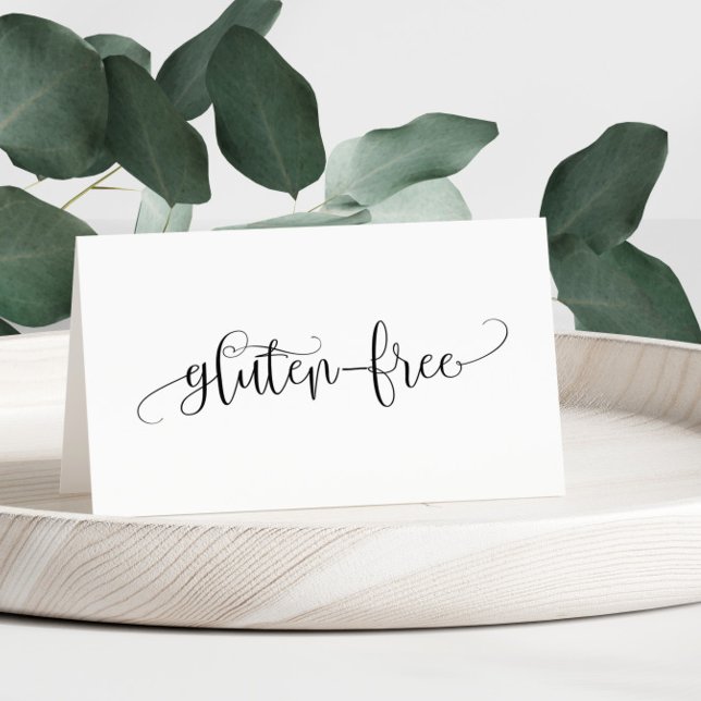 Gluten Free Table Tent card (Creator Uploaded)