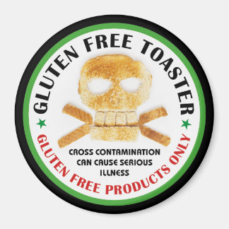 Gluten Free Toaster Magnet