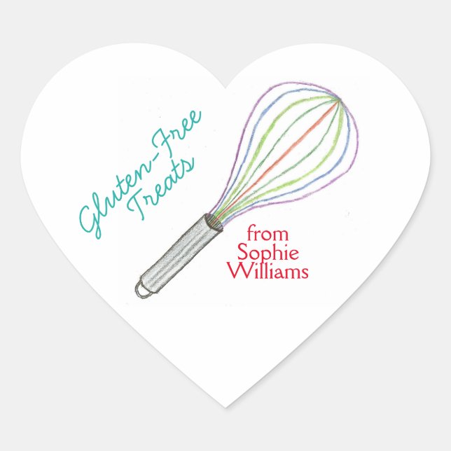 Gluten free treats baking labels / stickers (Front)