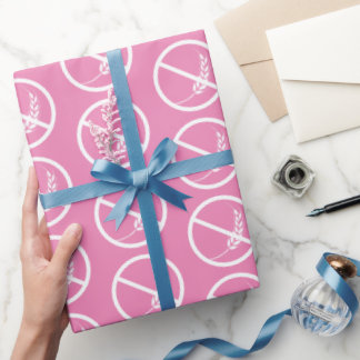 Gluten Free Wheat Free Coeliac Celiac Wrapping Paper