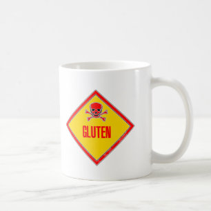 Gluten Poison Warning Coffee Mug