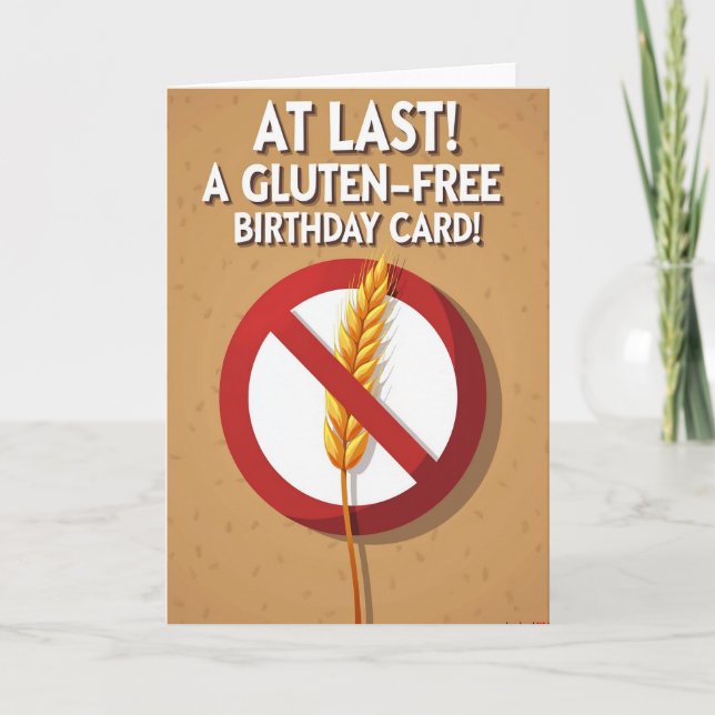 Glutenfree Grain Birthday Card (Front)