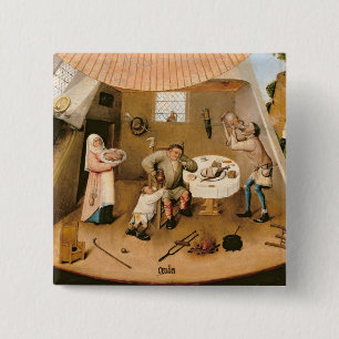 Gluttony 15 Cm Square Badge