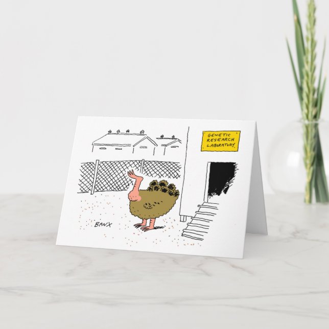 GM turkey Xmas card (Front)