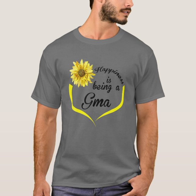 Gma Gifts: Happiness Is Being A Gma T-Shirt (Front)