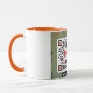 Gmail QR Code Coffee Mug - Scan Me for Instant Ema