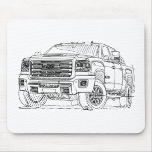 GMC Sierra HD ATX 2017 Mouse Pad