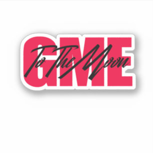 Gme To The Moon Sticker