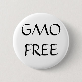 GMO FREE 6 CM ROUND BADGE