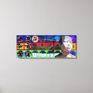 GMT 24 H Project Beethoven Psychedelic Frames C Canvas Print