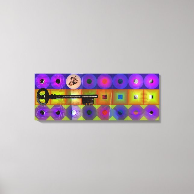 GMT 24 H Project Key Beethoven Pop Frames Canvas Print (Front)