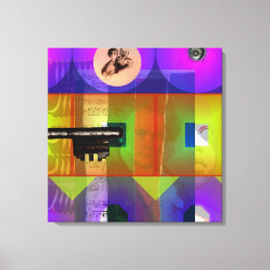 GMT 24 H Project Key Beethoven Pop Frames S Canvas Print