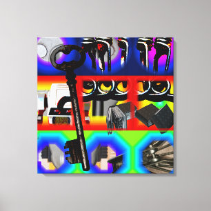 GMT 24 Heures Project Pop Psychedelic Frames S C Canvas Print