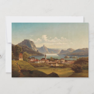Gmunden mit Schloss Ort Johann Wilhelm Jankowsky