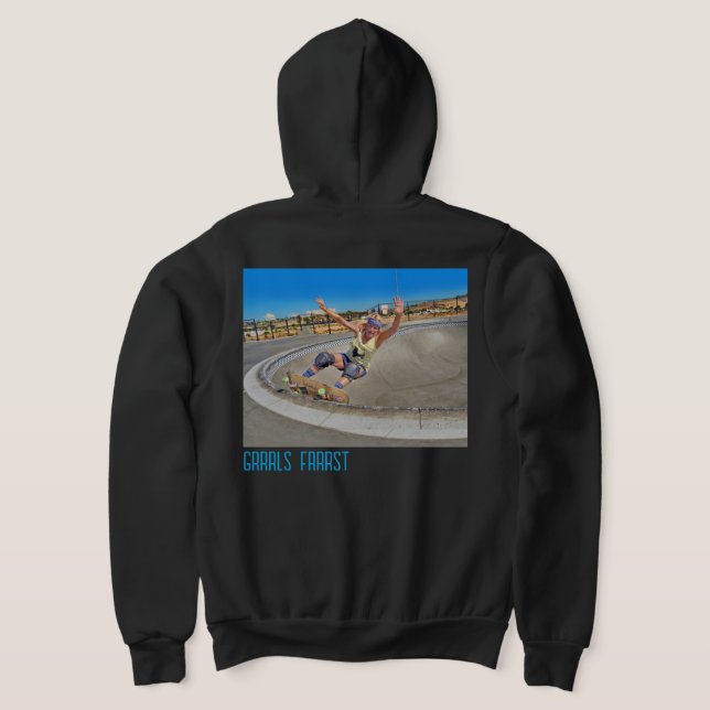 GNARLIEST of Frontside Grinds in O'side ZIPPER Hoodie (Laydown Back)