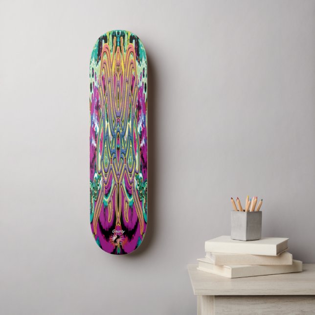 Gnarly g-cat Pro Skateboard (Wall Art)