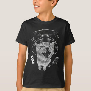 Gnarp Cat Silly Alien Cat Meme Brainrot Funny Meme T-Shirt