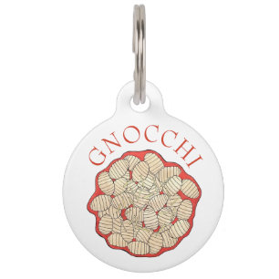 Gnocchi Italian Cuisine Food Potato Dumpling Pasta Pet Tag