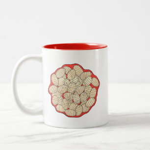 Gnocchi Italian Cuisine Food Potato Dumpling Pasta Two-Tone Coffee Mug