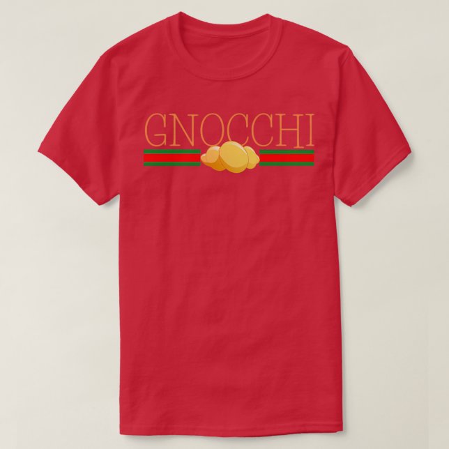 Gnocchi Pasta Funny Italy World Travel Gift Unisex T-Shirt (Design Front)
