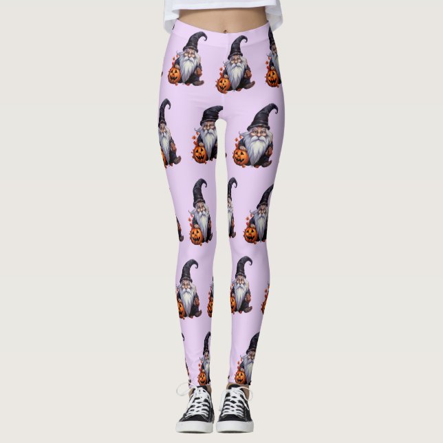 Gnom gnome Halloween Leggings (Front)