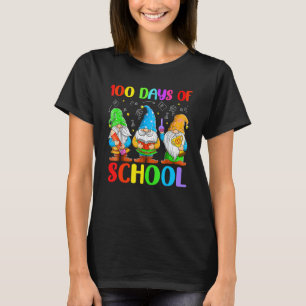 Gnome 100 Days Of School Cute Gnomies Teacher For T-Shirt