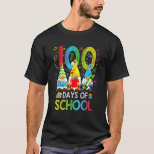 Gnome 100 Days Of School Gnomes Teacher Student Ki T-Shirt