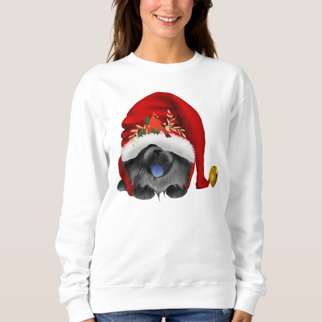 GNOME 4 THE CHOWLIDAYS - Black Chow  sweatshirt (Front)