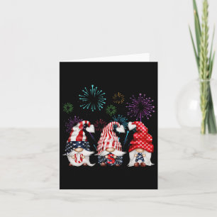Gnome 4th Of July Independence Day Freedom Day Of Card