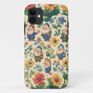 Gnome a flower pattern design Case-Mate iPhone case