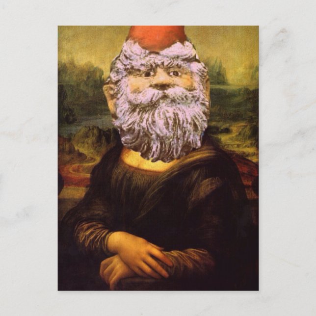 Gnome-A-Lisa Postcard (Front)