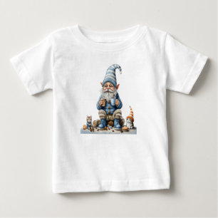Gnome and winter season  baby T-Shirt
