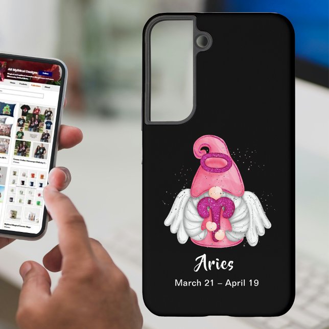 Gnome Aries Astrology Sign Angel S22 Samsung Galaxy S22 Case (Gnome Aries Astrology Sign Angel S22 Samsung Galaxy Case)