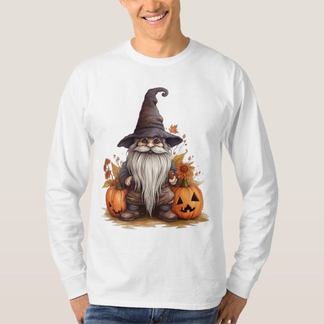 Gnome Art & Gifts Whimsical Witches T-Shirt (Front)