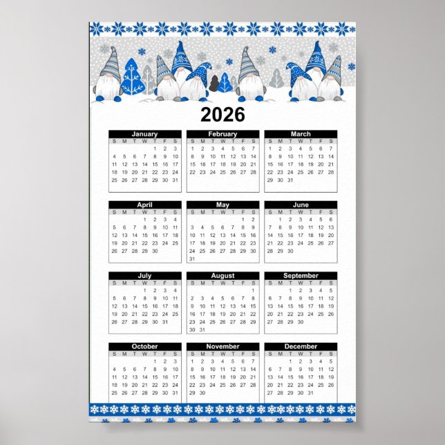 Gnome blue 2026 poster (Front)