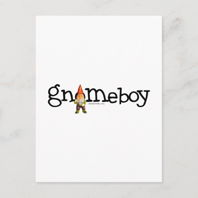 Gnome Boy Postcard (Front)