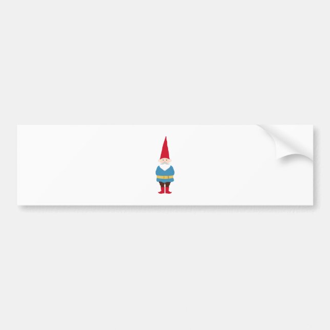 Gnome Bumper Sticker (Front)