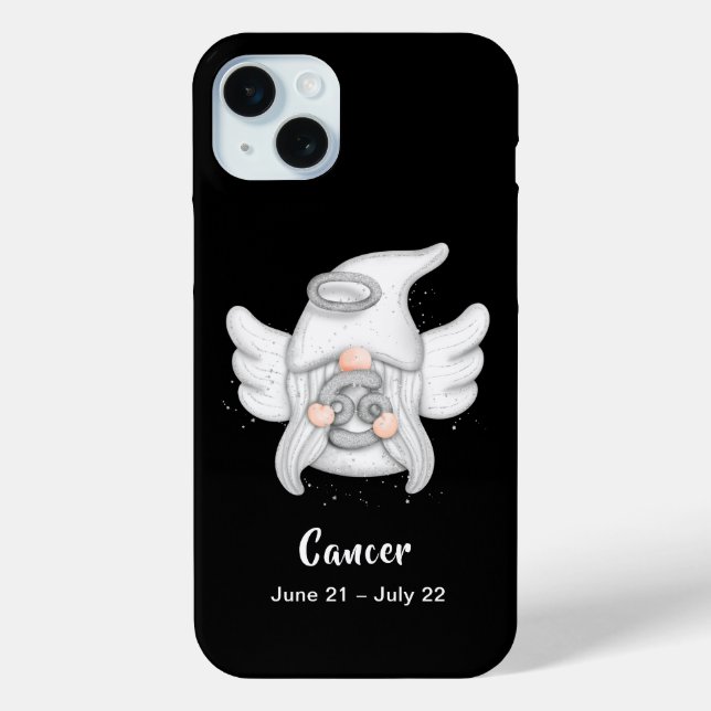 Gnome Cancer Astrology Sign Angel Case-Mate iPhone Case (Back)