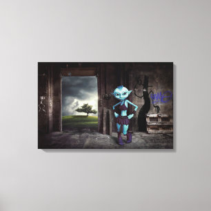 Gnome Canvas Print