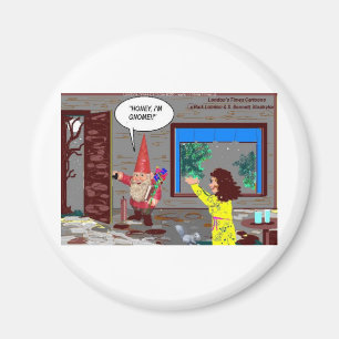 Gnome Cartoon Funny Gifts Tees Mugs Cards Etc Magnet
