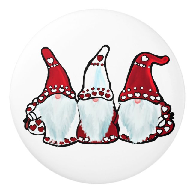 Gnome  ceramic knob (Front)