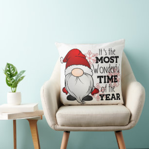 Gnome Christmas Cushion