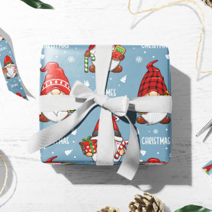 Gnome Christmas Gift Wrap   Holiday Gift Wrap