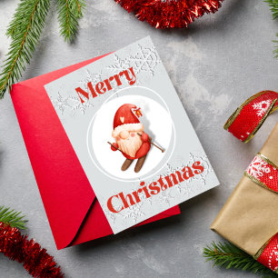 Gnome Christmas Greeting Card