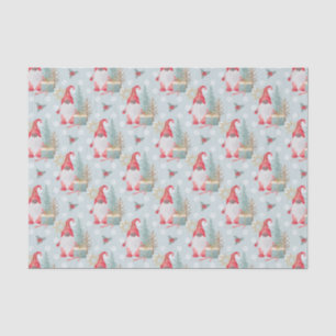 Gnome Christmas Pattern Tissue Paper