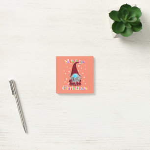 Gnome Christmas Pyjamas Face Mask - Garden Gnome Post-it Notes
