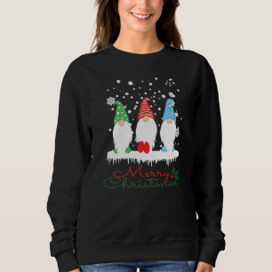 Gnome Christmas Pyjamas Garden Gnome Merry Christ Sweatshirt